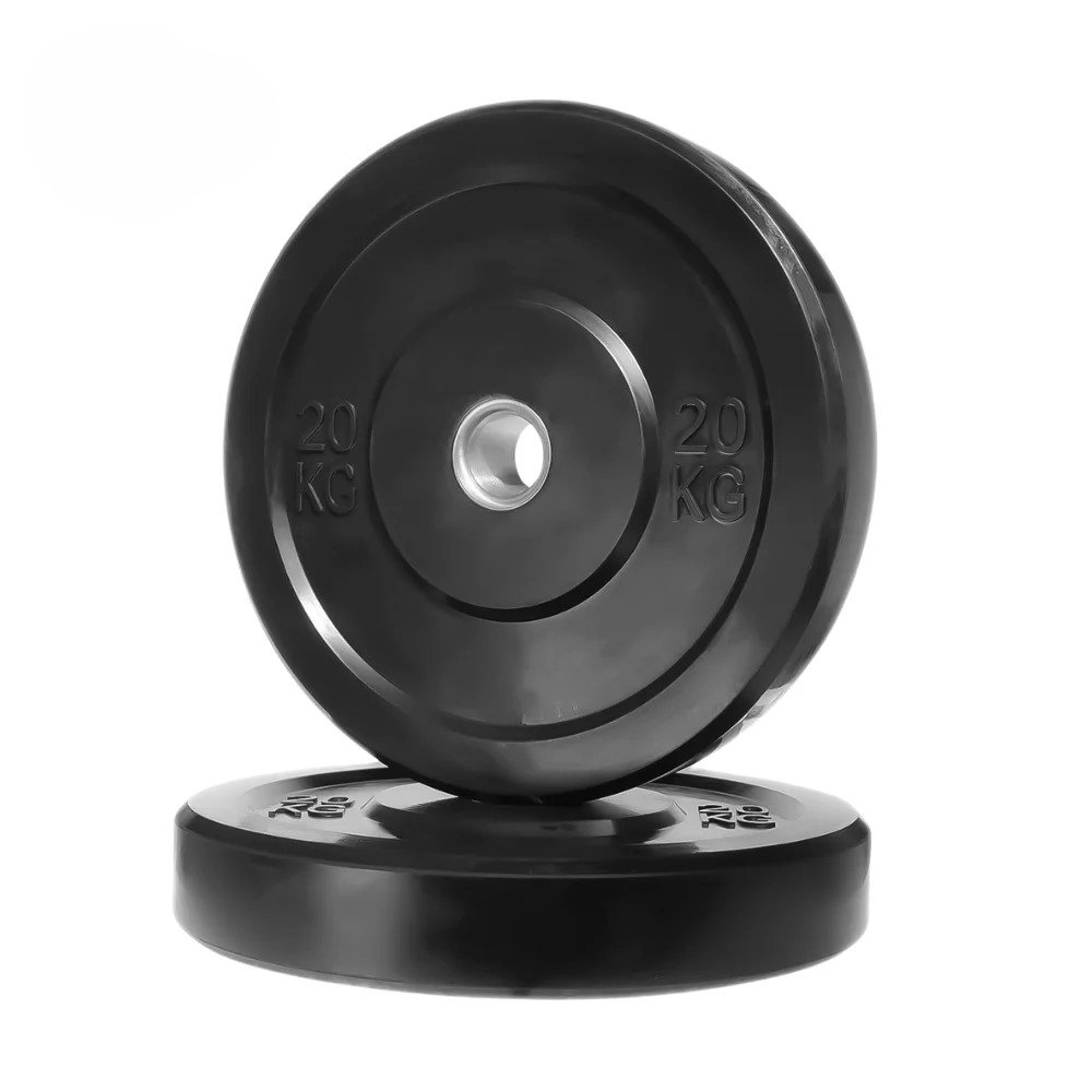 Black Weight Plate – Solid Cast Iron for Strength Training