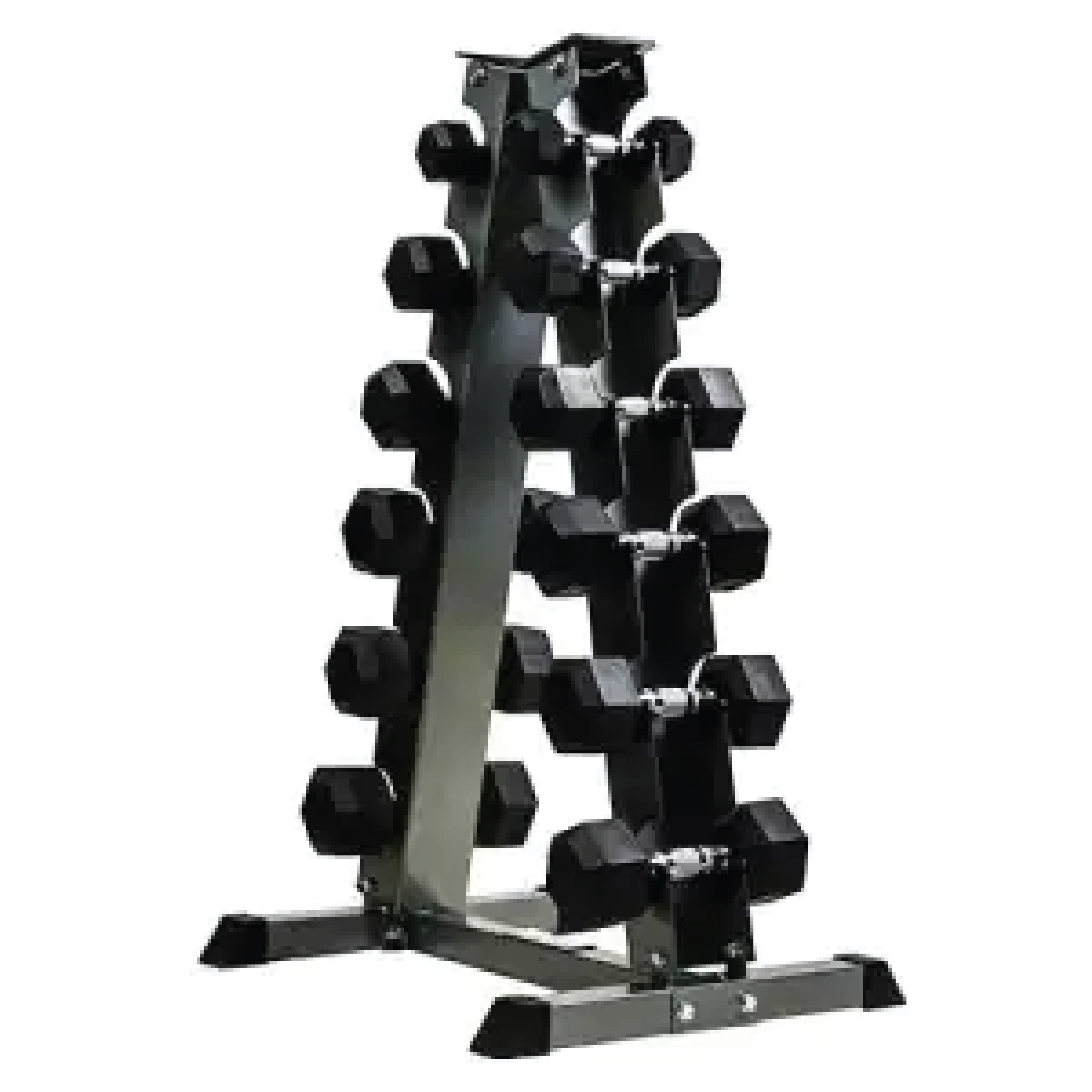 Multi-Function Dumbbell Rack – Safe & Easy Gym Dumbbell Storage (12 Pcs, 6 Pairs, 200kg) – Black