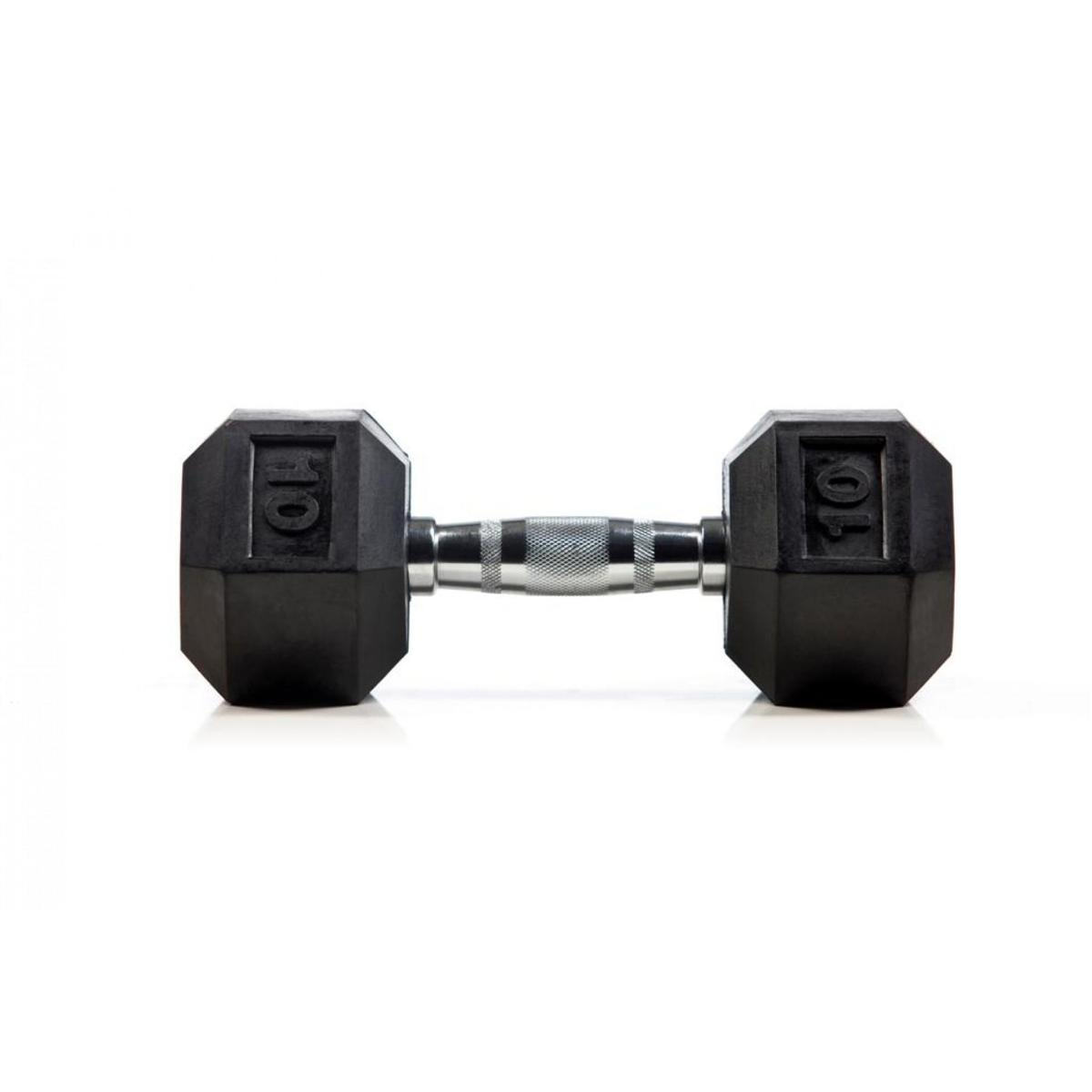 Hexagon Dumbbell 10Kg - Black 🏋️‍♂️