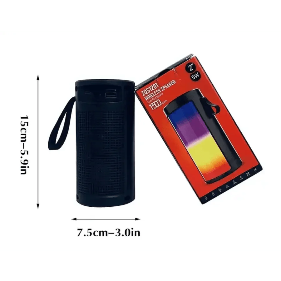 Wireless LED Speaker | Bluetooth, RGB Lights & Powerful Sound