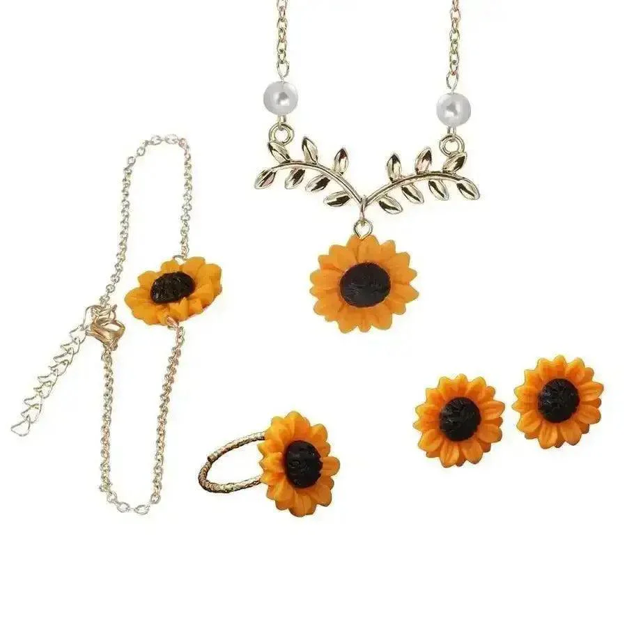 Sunflower Jewellery Set