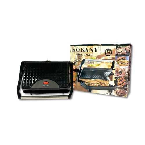 Sokany Grill Maker 1200W SK-220 🔥🥪