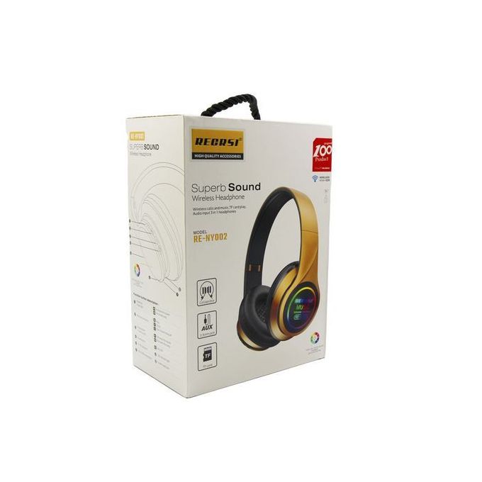 Regrsi RE-NY002 Wireless Headphone with RGB Light