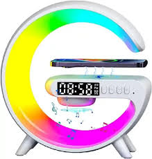 Intelligent Atmosphere RGB Light Bluetooth Speaker with Wireless Charging | 360° Surround Sound