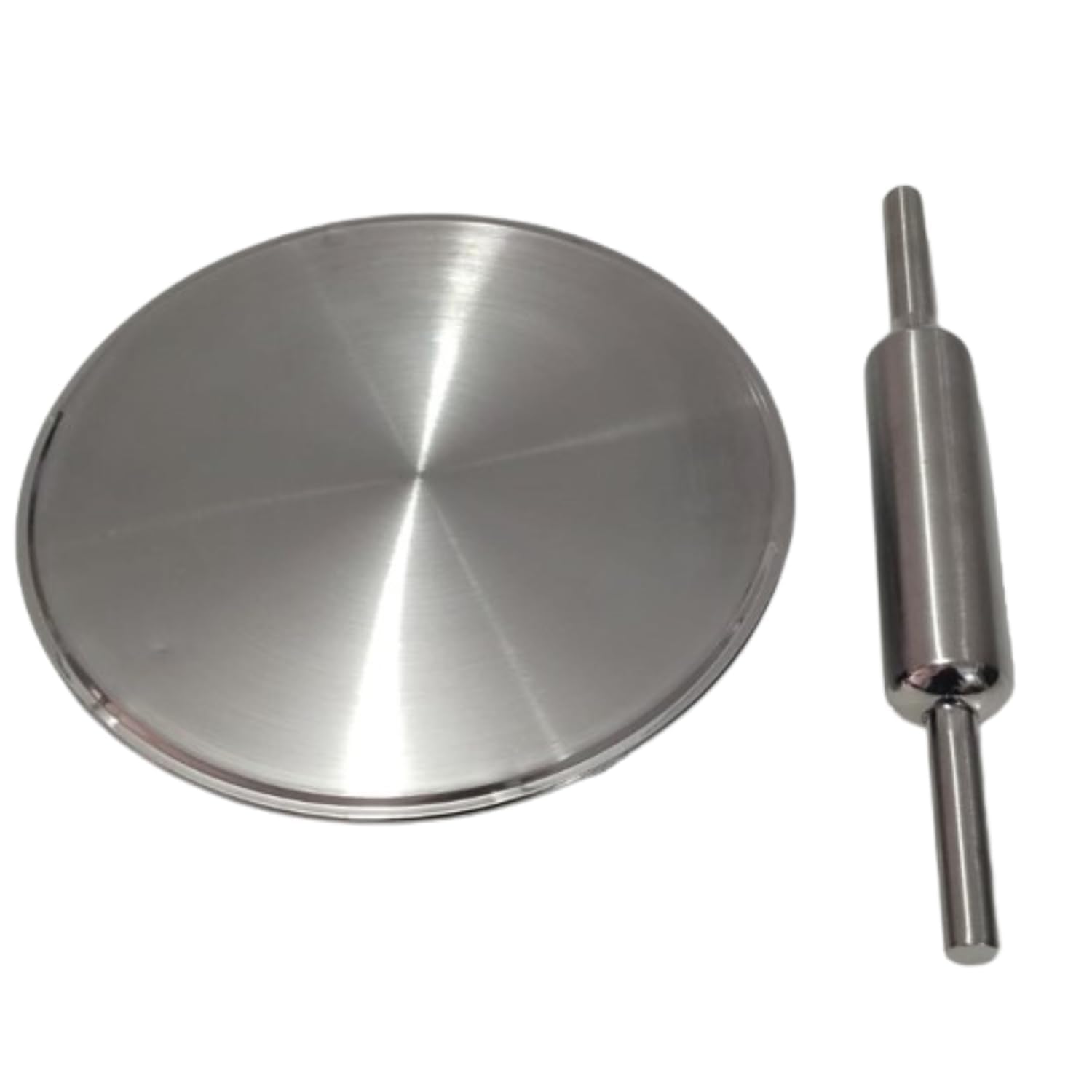 Stainless Steel Rolling Pin & Board – Durable & Easy to Use