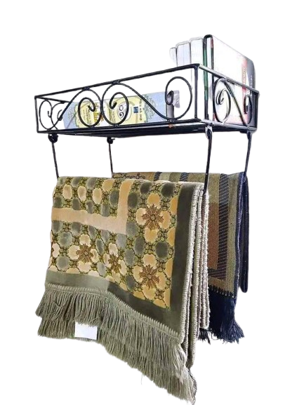 Quran & Janamaz Organizer – High-Quality Wall Stand