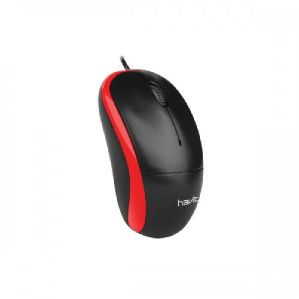 Havit MS851 USB Wired Mouse – 1000 DPI, Ergonomic Design, 3 Buttons