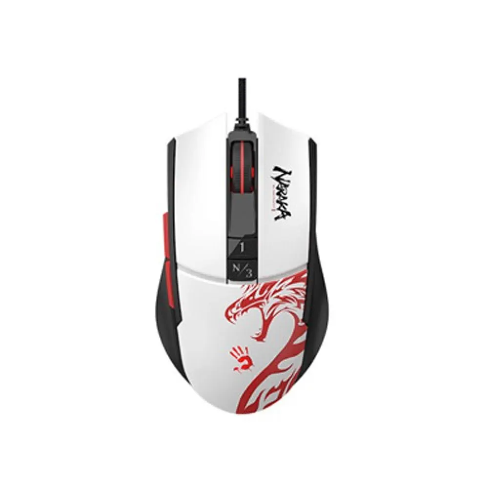 A4TECH Bloody L65 Max Lightweight Gaming Mouse (Naraka) – 12,000 CPI, 1ms Response Time, 8000 fps Frame Speed | High Precision | Wonderbrands