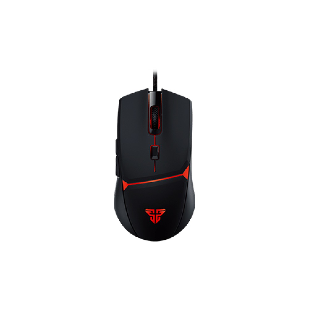 Fantech Crypto VX7 USB Gaming Mouse – 8,000 DPI, Huano 10M Switches, Ambidextrous Design, 4-Color LED, Durable Nylon Braided Cable