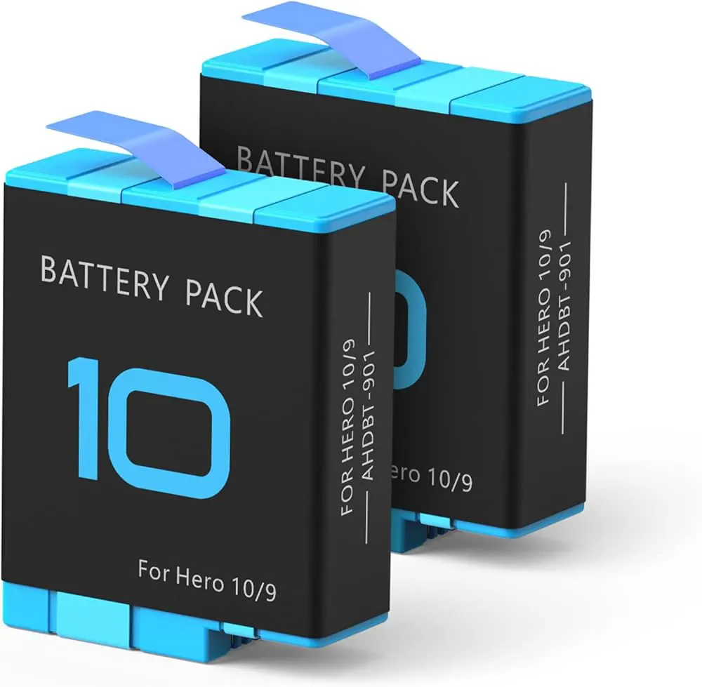 GoPro ADBAT-001 Rechargeable Battery for HERO9 & HERO10 – 1720mAh Lithium-Ion, Long-Lasting Power