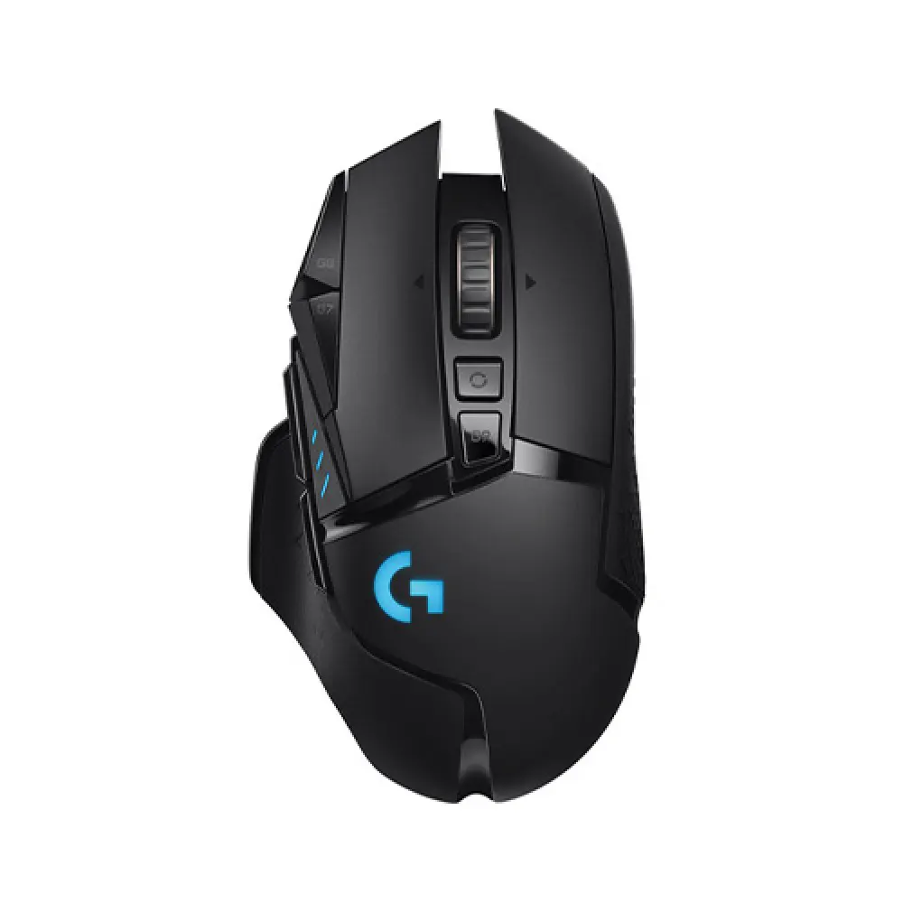 Logitech G502 Lightspeed RGB Wireless Gaming Mouse with HERO 25K Sensor – 11 Buttons, Hyper-Fast Scroll Wheel, Customizable LIGHTSYNC RGB, 2-Year Warranty