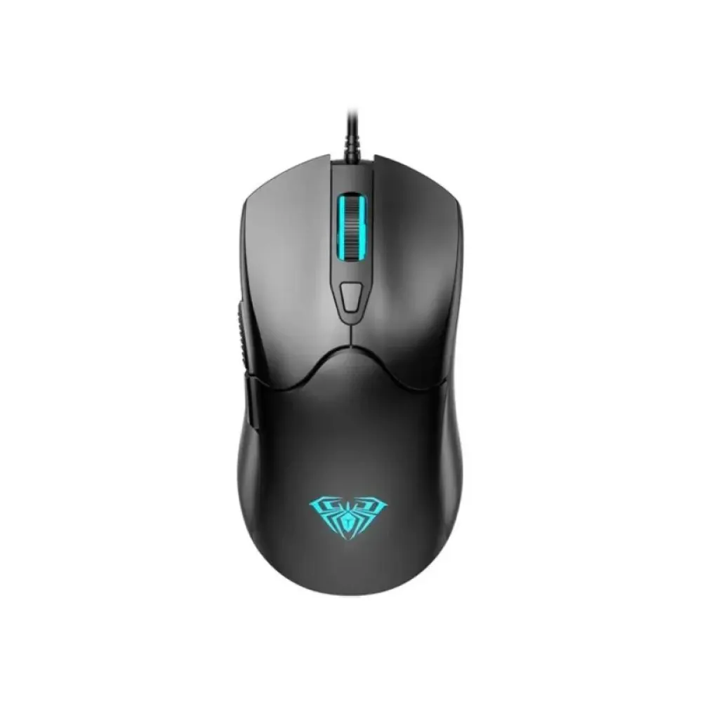AULA S13 Wired Backlight Gaming Mouse – 6 Keys, 3600 DPI, Black, USB Wired, 1.5m Cable