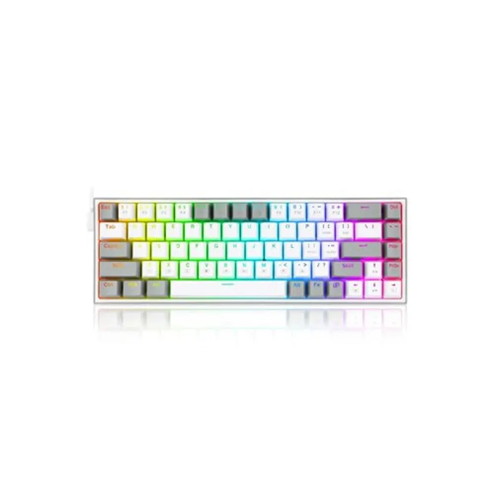 Redragon K631 Red Switch RGB Wired Mechanical Gaming Keyboard – 68 Keys, Hot-Swap, Anti-Ghosting, USB-C