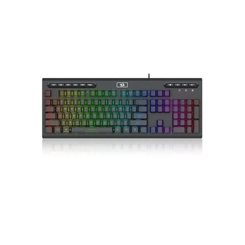 Redragon ADITYA K513 Membrane RGB Backlighting Gaming Keyboard – 104 Keys, Wired Type-C, Full Size