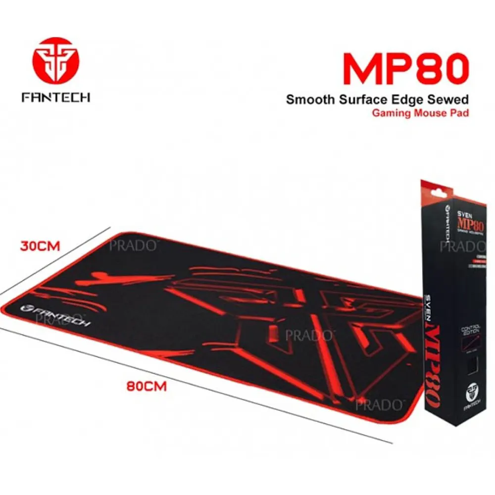 Fantech MP80 Sven Premium Professional Gaming Mouse Pad – High Non-Slip Base, Sewed Edges, Water-Resistant Surface