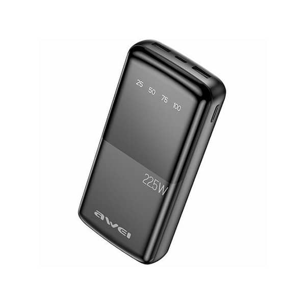 Awei P13K 20000mAh 22.5W Fast Charging Power Bank | Dual USB & Type-C Output | High-Capacity Portable Charger