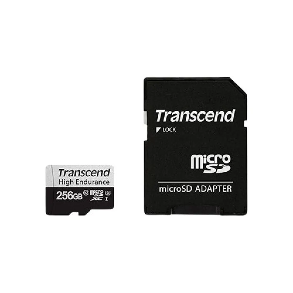 Transcend TS256GUSD350V 256GB UHS-I U3 MicroSDXC Memory Card – 95MB/s Read, 45MB/s Write