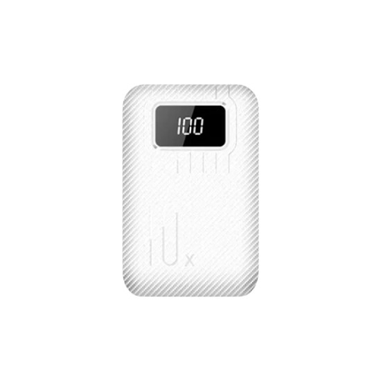 Energizer Eveready PX10 10000mAh Power Bank (White) – LED Display, Dual USB Output, Type-C & Micro USB Input, Fast Charging