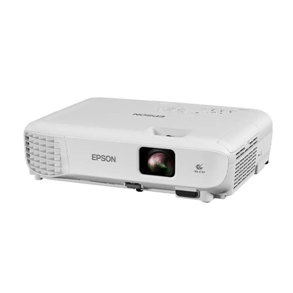 Epson EB-W49 3,800 Lumens WXGA 3LCD Projector | High-Contrast 16,000:1 | HDMI Connectivity, Built-in 5W Speaker, 8,000-hour Lamp Life, Flexible Installation