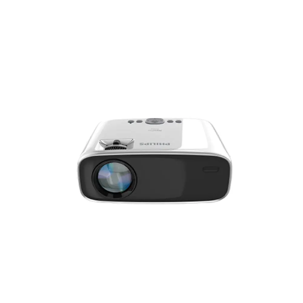 PHILIPS NPX440 NeoPix Easy Home 2600 Lumen LED Projector – Compact, Built-in Media Player, Full HD Support