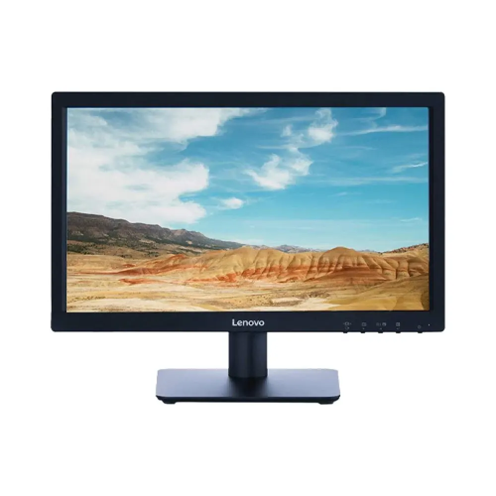 Lenovo D19-10 18.5 Inch WLED HD Monitor | 1366x768 Resolution, VGA & HDMI Ports, 60Hz Refresh Rate