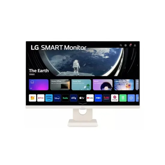 LG 27SR50F-W 27” FHD IPS Smart Monitor – webOS 23, Remote Control, Dual 5W Speakers | Wonderbrands