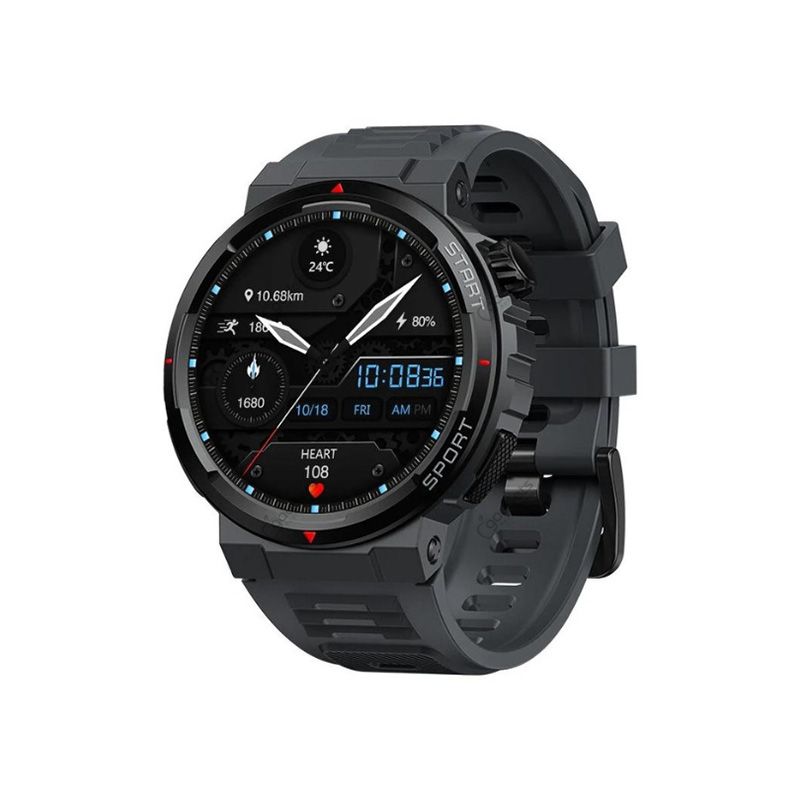 Zeblaze Ares 3 Plus Smart Watch – 1.43" AMOLED Display, Bluetooth Calling, 100+ Sports Modes, SpO2, Heart Rate Monitor, IP68 Waterproof