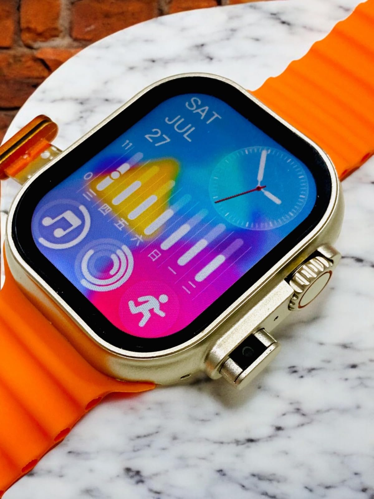 W9 4G SIM Card Smartwatch with Camera – Bluetooth Calling, Heart Rate Monitor, Fitness Tracker, Social Media Support, HD Display